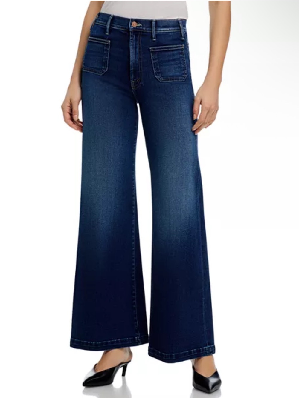MOTHER
Hustler Roller Patch Pocket Sneak High Rise
Jeans in Taking Chances Sz 27